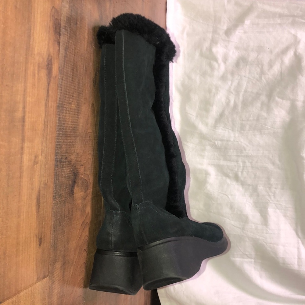Bongo wedge suede winter boots  19963-8, size 9M - Picture 3 of 8